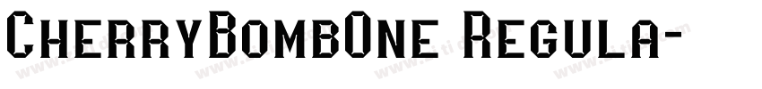 CherryBomb0ne Regula字体转换